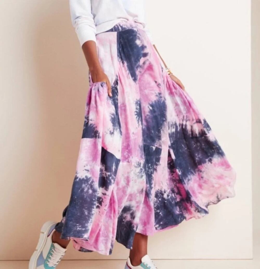Anthropologie Tie-Dye Maxi Skirt S/W/F